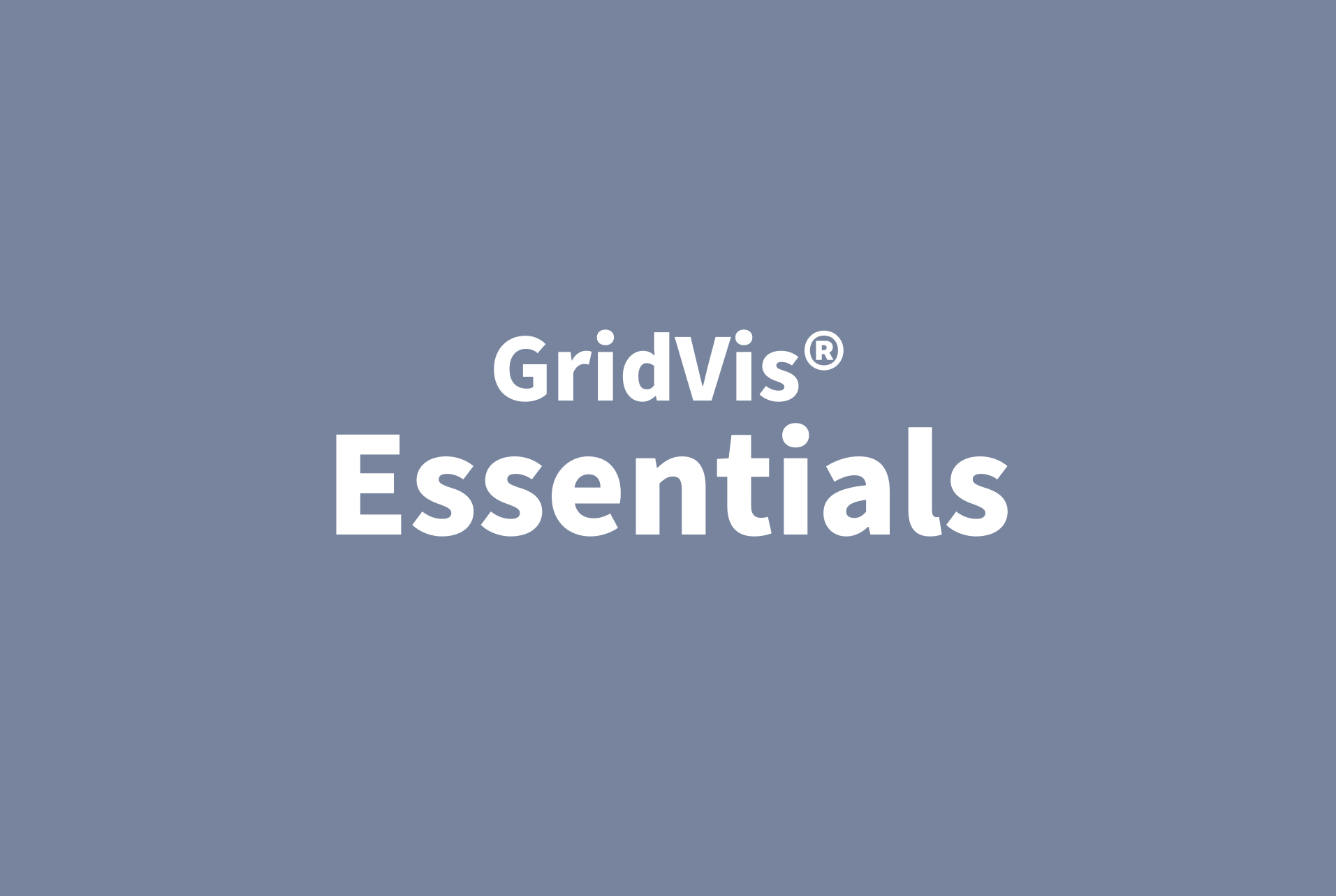 GridVis® Essentials